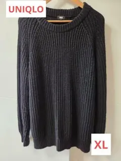 リブ編み ブラック