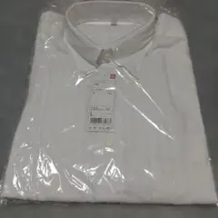 未使用品UNIQLO ウオッシュドビーシャツ L オフホワイト