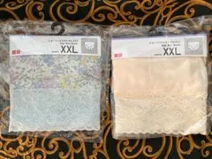 UNIQLOショーツ(ジャストウエスト) レースXXL 60 & 30の2枚