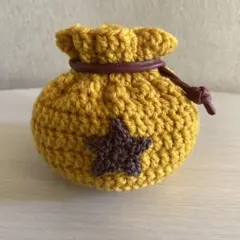 【受注生産】ベル袋【大サイズ】　巾着　編み物