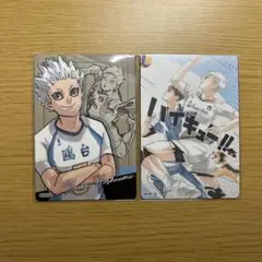 ハイキュー展 原画展 FINAL マグネットステッカー 鴎台 星海光来 セット