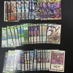 そ*こ様 デュエルマスターズ　黒緑バロム　引退品 No.7533 デュエマ 黒緑バロム デッキパーツ 大量セット - メルカリ