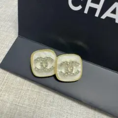 CCロゴ ピアス ココマーク メンズ レディース スクエア型