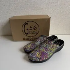 Gomu56 ゴムゴム　ウエッジヒール　サンダル　Lサイズ　GomuGomu