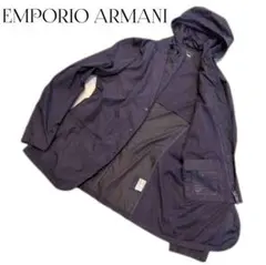 極美品【エンポリオアルマーニ】定価160,000円テーラードジャケット 青系52 EMPORIO ARMANI ジャケット テーラードジャケット 「エンポリオ