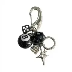 8 Ball Keychain キーホルダー　8ボール　ダイス　ステューシー風