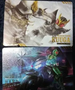 (新品未使用)仮面ライダースクラッチカードダス　レア度6クウガ レア度5W