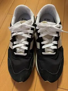 美品◆New Balance MS237 ブラック/ホワイト 26.5cm