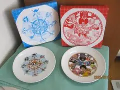 ONE PIECE ワンピース ・ 陶器絵皿　2枚セット