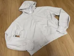 GU UVカットフルジップパーカー ライトグレー 2XL