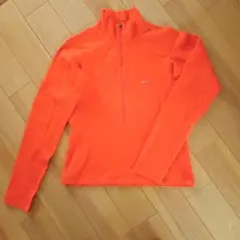 Nike ナイキ　ハーフジップ オレンジ レディース　M