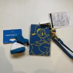 TOKYO DISNEY ドナルドダック 帽子ストラップとパスケース