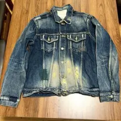 00s archive y2k Midas denimjacket damage - メルカリ