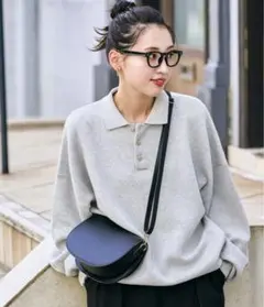 FREAK'S STORE ポロシャツ ニット長袖 M/L