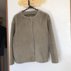 UNIQLO ベージュ ムートンコート XL