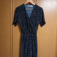 神戸レタス　ドットカシュクールサロペットのサムネイル