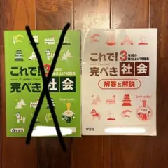 これで！完ぺき　社会　解答と解説のみ　学宝社のサムネイル