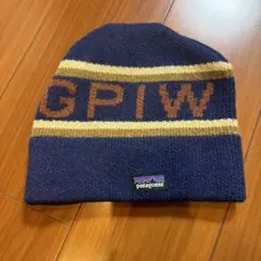 patagonia GPWロゴ ニット帽