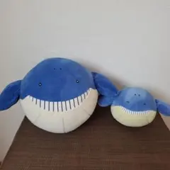 【ポケットモンスター】　ホエルコ　ぬいぐるみ2点