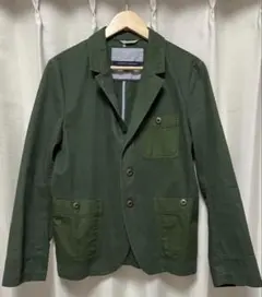 TOMMY HILFIGER　サイズM　ダークグリーン　ジャケット　コットンのサムネイル