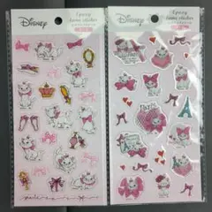 Disney エポキシラメシール マリーキャット 2種セット