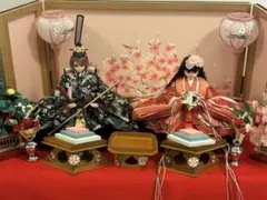 リカちゃん　ひな人形セット　親王飾り　久月のサムネイル
