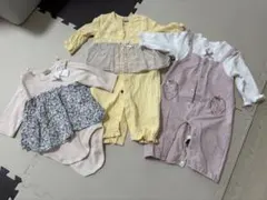 カバーオール3枚　セット　プティマイン2枚　赤ちゃん本舗1枚