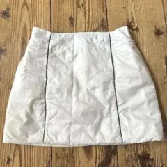 adidas レディース ゴルフダウンスカート ホワイト