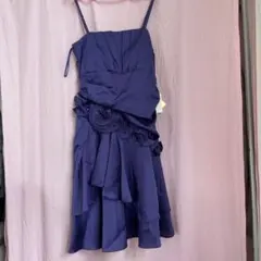 パーティードレス　青