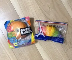 BLOOM ブルーム　スクイーズ レインボー　クロワッサン　ベーグル　セット