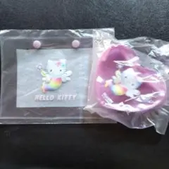 ハローキティ クリアポーチ　豪華2点セット mini 9月号 付録