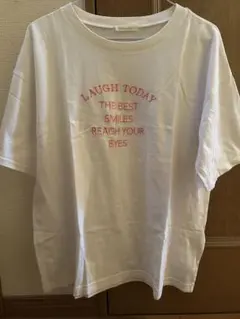 ehka sopo ロゴ刺繍 Tシャツ