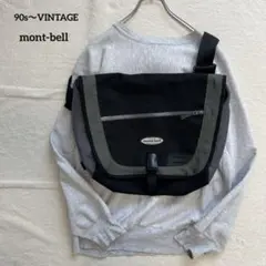 90s〜VINTAGE old mont-bell ショルダーバッグ 大容量