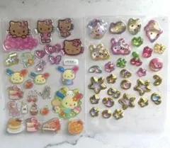 サンリオ ハローキティ ウサハナ フワフワらびちゃん その他 シール おすそ分け