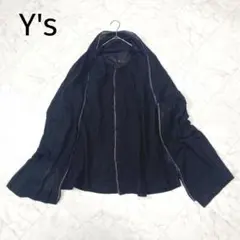 希少✨Y's ヨウジヤマモト　黒　変形デザイン　シャツ　2のサムネイル