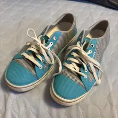 crocs スニーカー ライトブルー メッシュ　サイズM11のサムネイル