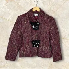 mila schon ミラショーン ツイードジャケット コート アウター 40