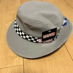 新品 MARVEL キッズ ハット 52cm グレーのサムネイル