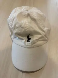 ラルフローレン　キャップ　ホワイトのサムネイル