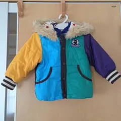 美品☆ダブルB☆リバーシブルダウンジャケット☆ミキハウス☆90