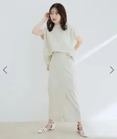 【セットアップ対応】ナシジサイドベルトIラインスカート