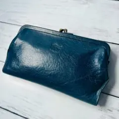 【高級感漂う本革】　IL BISONTE　がま口長財布　バイソン刻印　大容量