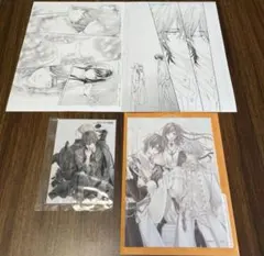 ヴァンパイア騎士 複製原画5種セット 樋野まつり まんが原稿用紙