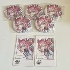 にじさんじ にじフェス ヤン・ナリ 缶バッジ チェキ