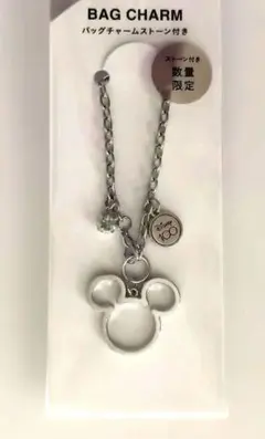 【希少】数量限定品 ディズニー100 BAGCHARM バッグチャームストーン付のサムネイル