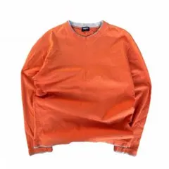 old uniqlo orange ls shirt y2k