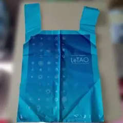 LeTAO ショップ袋 大型 青色グラデーション