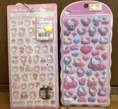 【正規品】COTTONPUFFYシール　ボンボンドロップシールミニ　キティちゃん