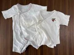 センスオブワンダー いちご　短肌着 育児工房　カバーオール