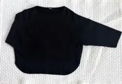 YLÈVE イレーヴ カットソー　ブラック